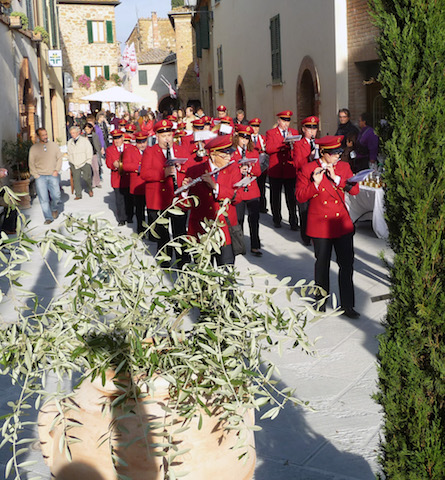 The Marching Band at the Olive Oil Festival Montisi